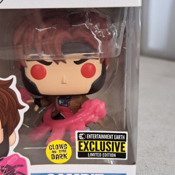 Gambit X-Men #553 Funko Pop! Figurine Bobble Head - Glows in the Dark Limited - Picture 2 of 9